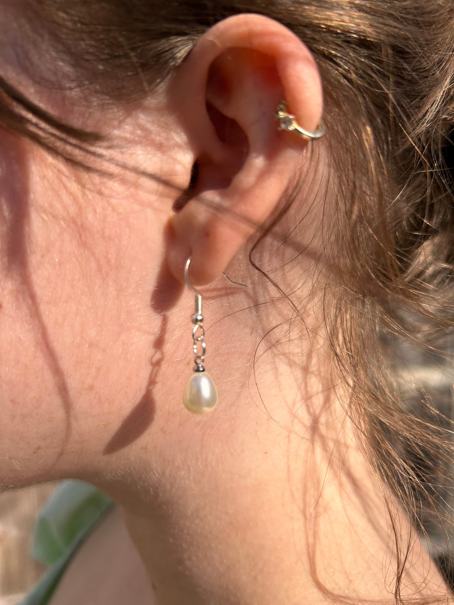 Tear drop earrings