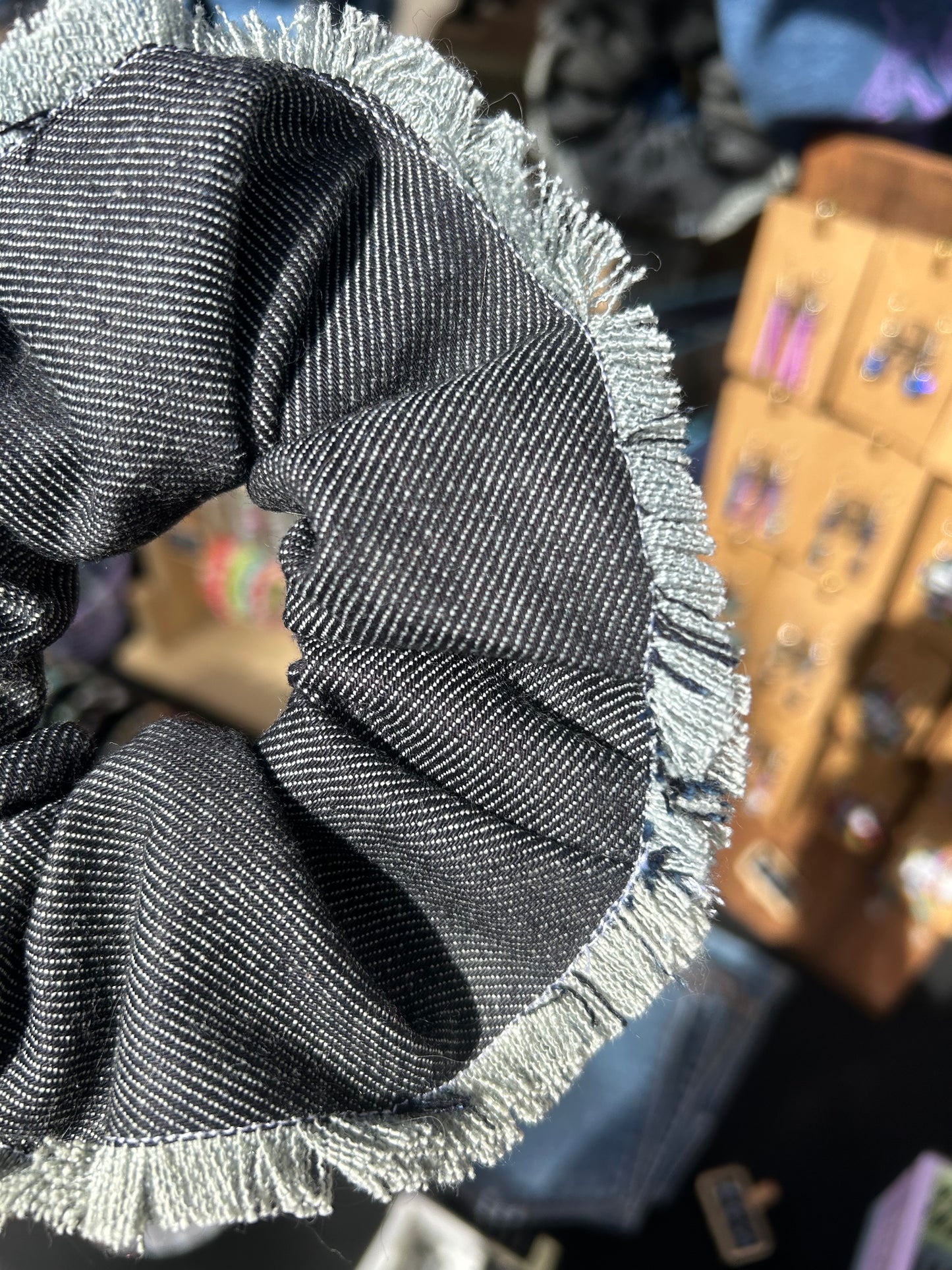 Dark Denim Scrunchie