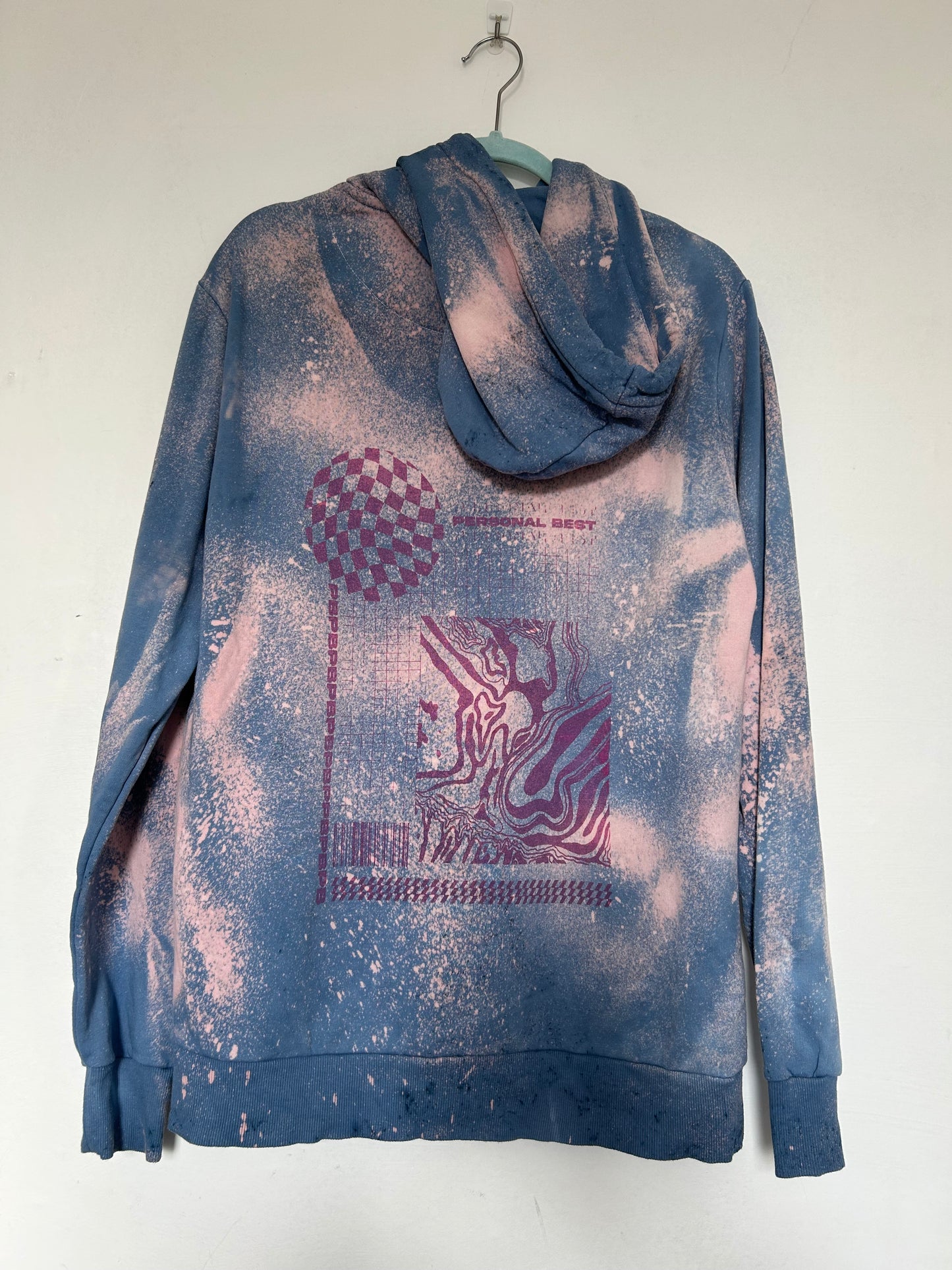Tie - Dye Hoodie | Pink PB Print