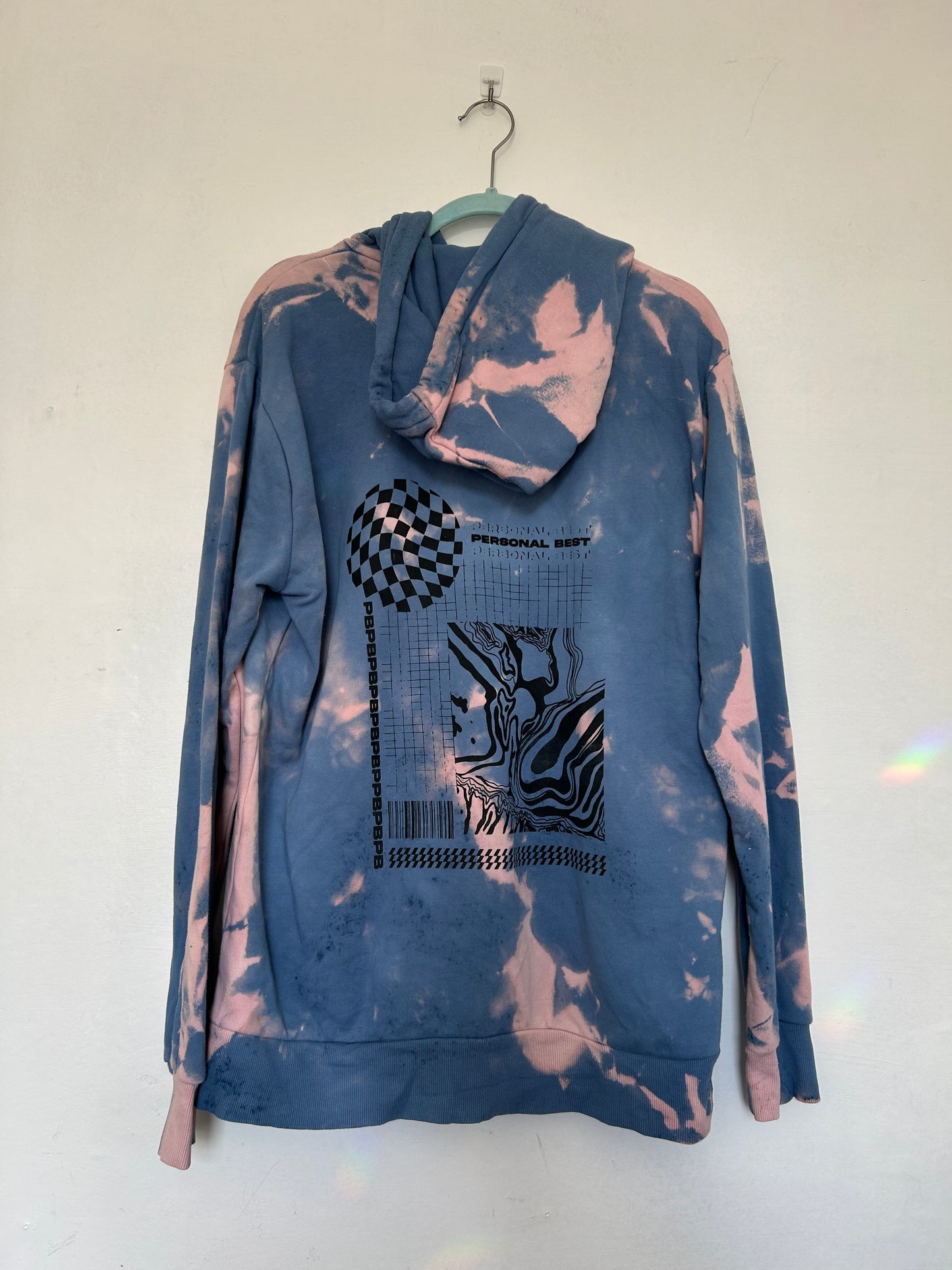 Tie - Dye Hoodie | Black PB Print