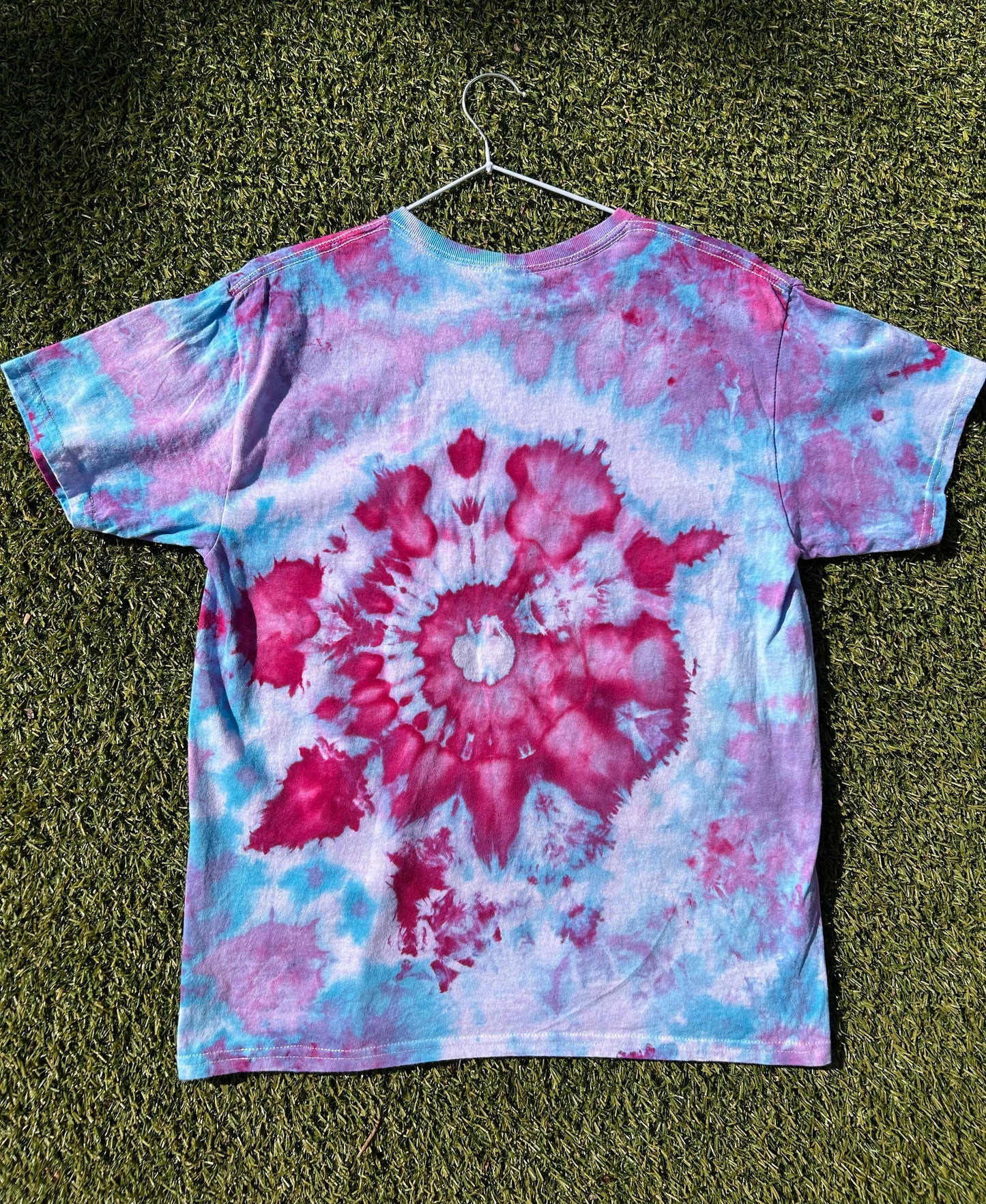 Pink/Purple Ice Dye Tee Youth