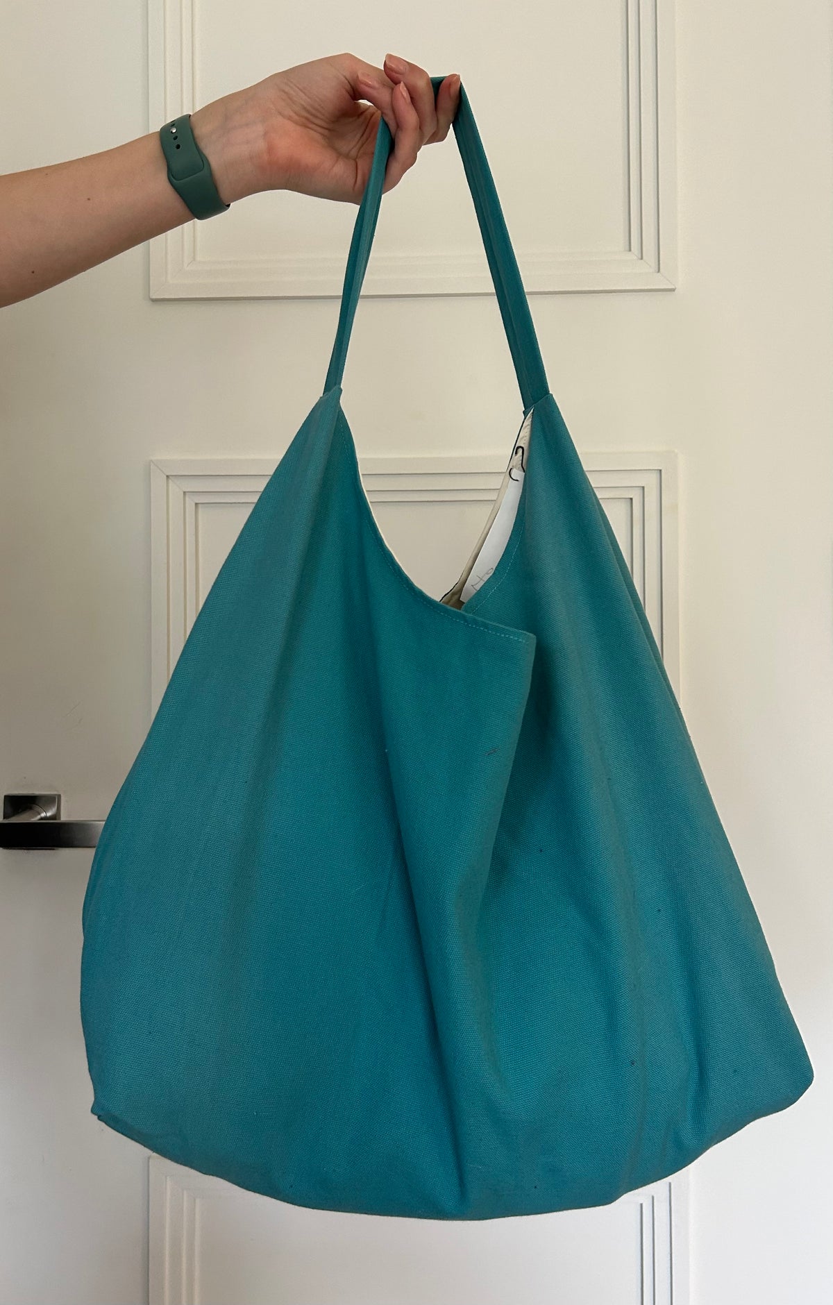 Up-cycled Blue Star Shoulder Bag - One of a kind