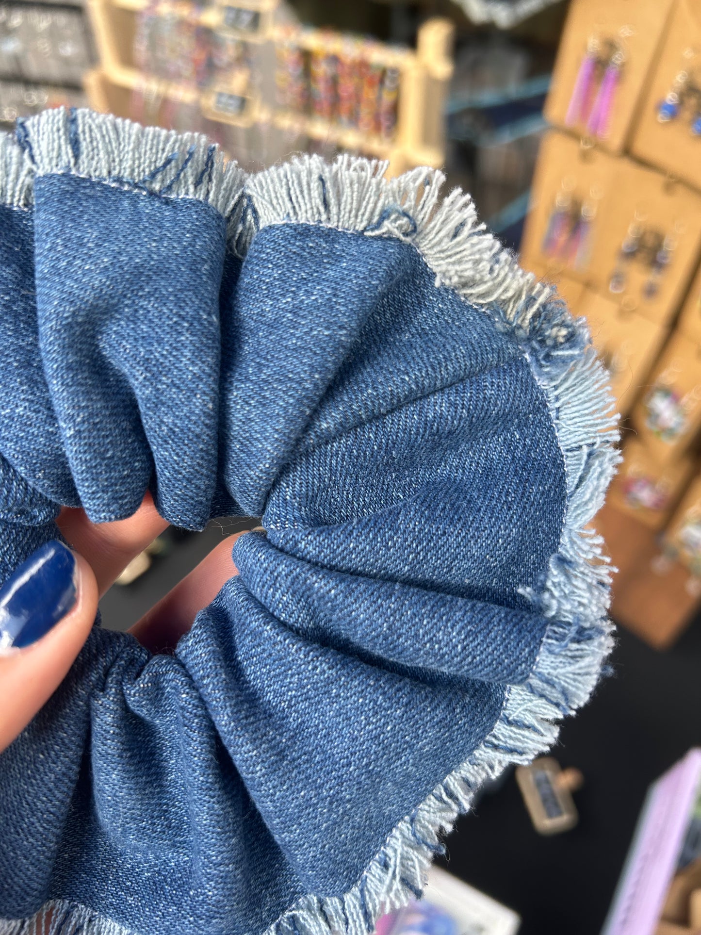Denim Scrunchie