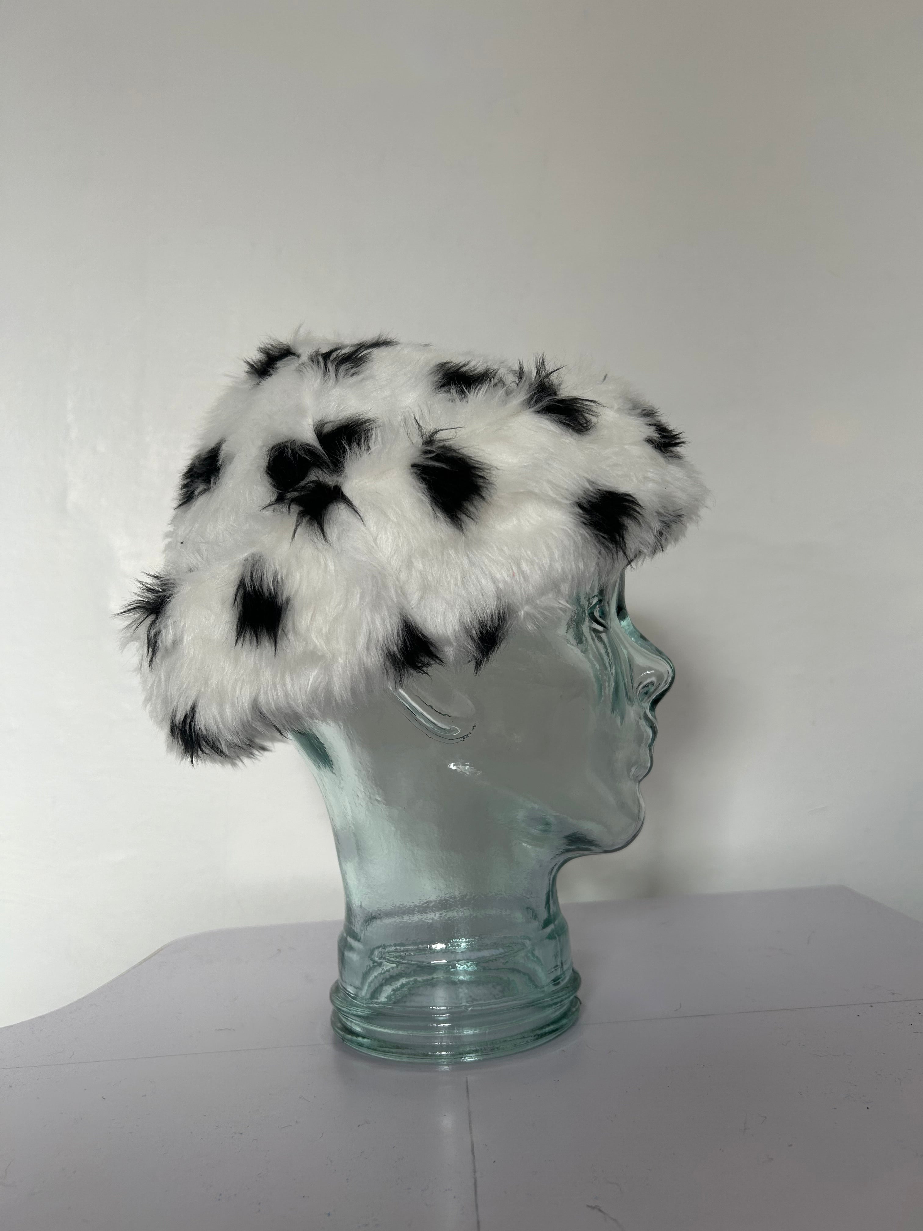 Full Dalmatian Mongolian Hat