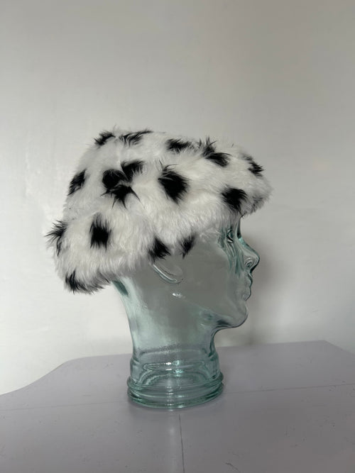 Full Dalmatian Mongolian Hat