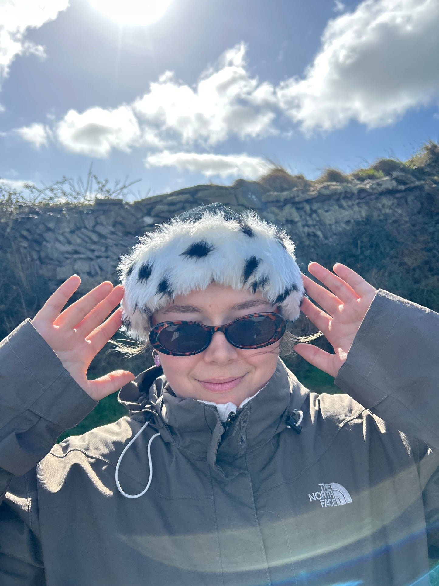 Dalmatian | Velour Mongolian Hat