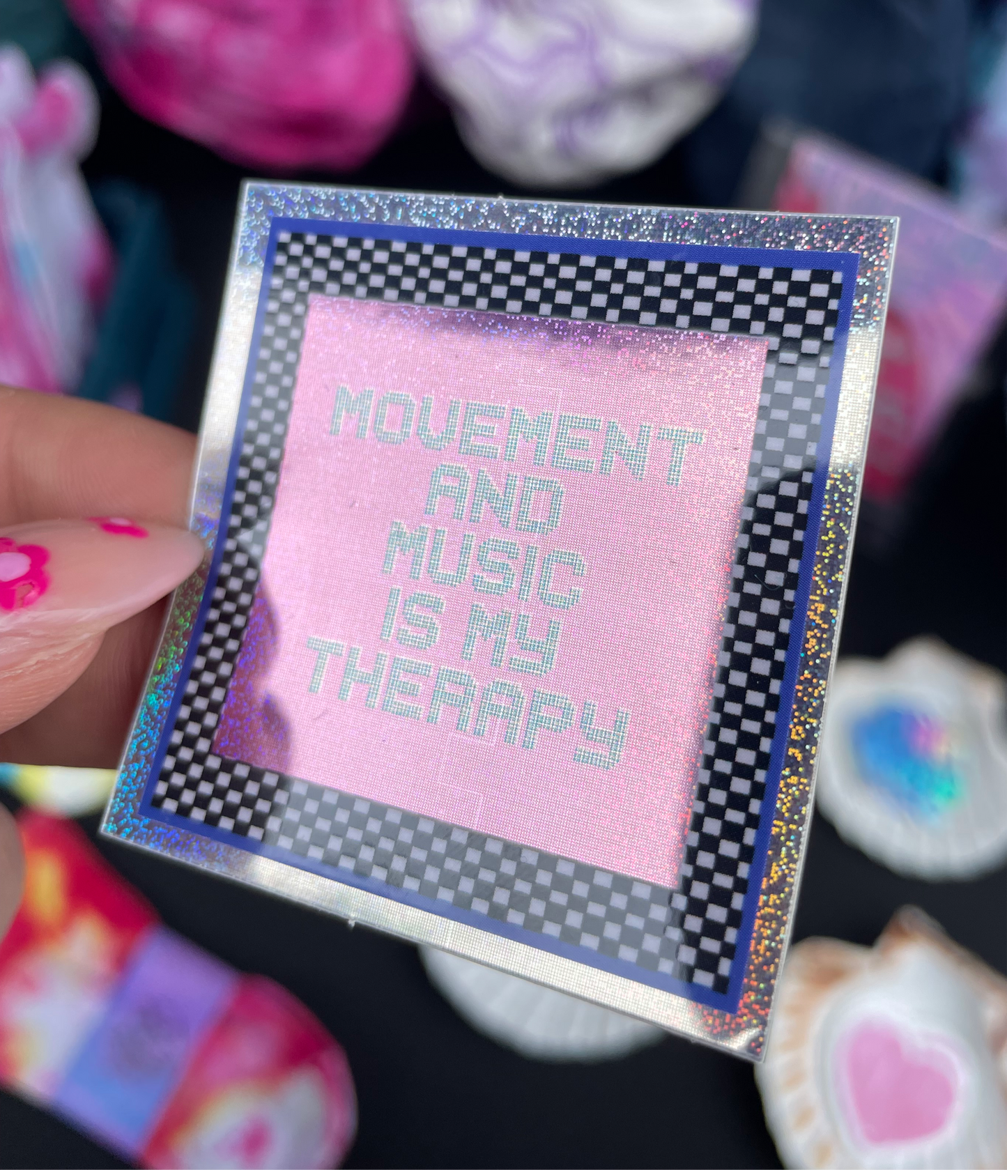 ‘Movement and music is my therapy’ Sticker