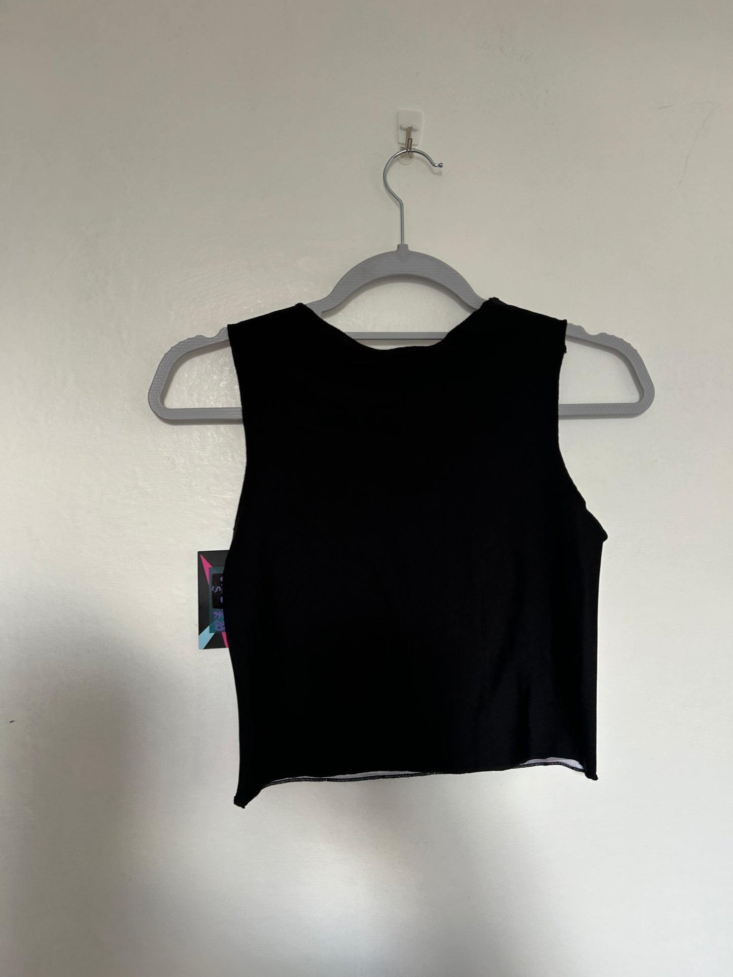Printed Crop top | Pink, Blue and Green | Small
