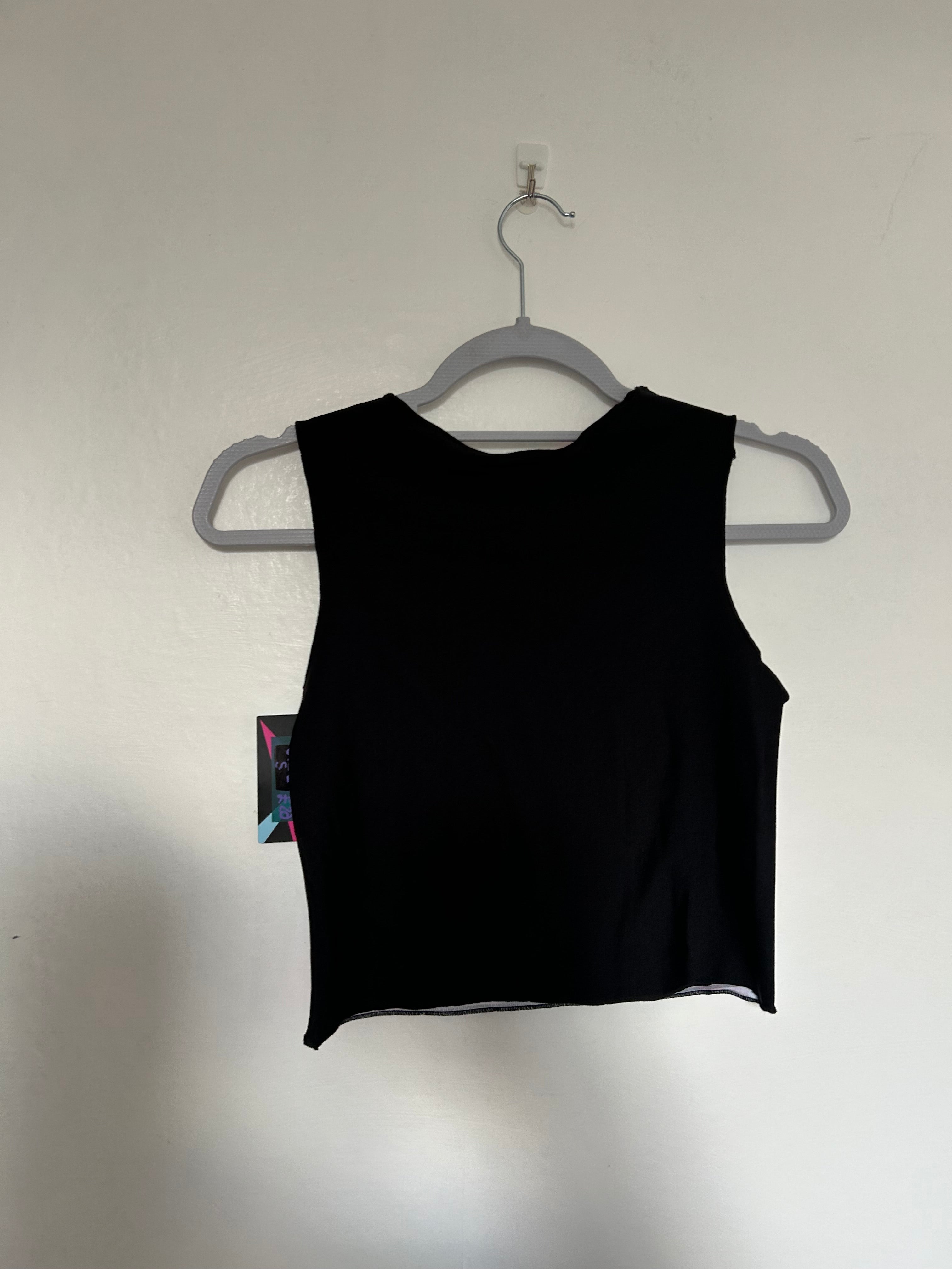 Printed Crop top | Pink, Blue and Green | Small