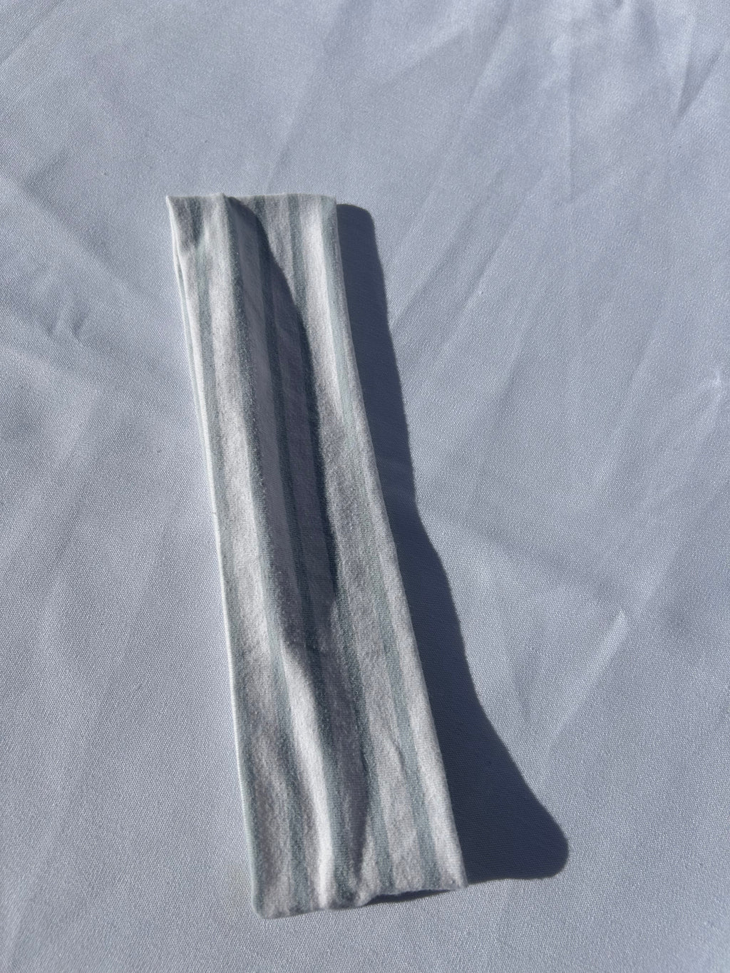 Blue stripe headband