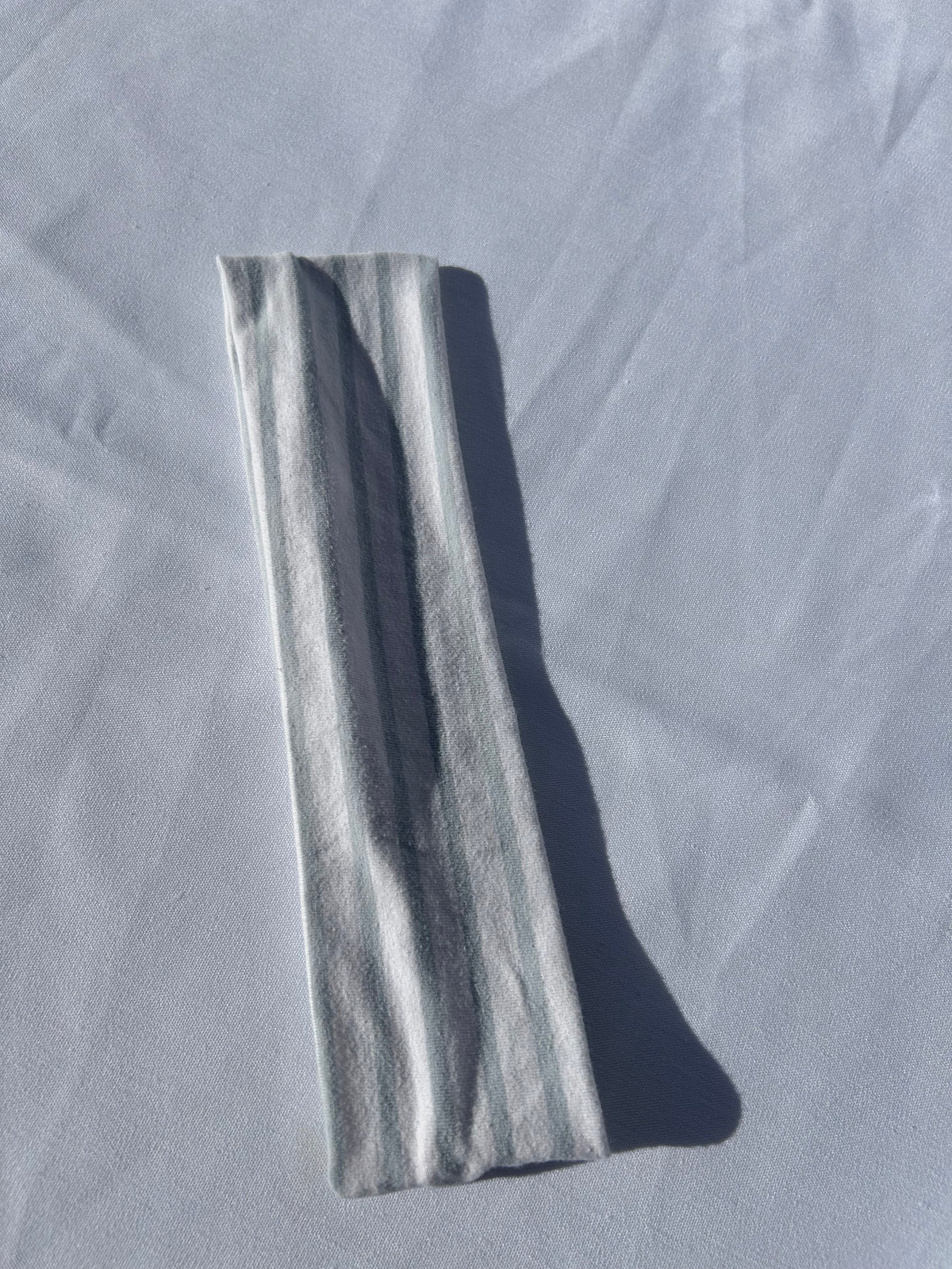 Blue stripe headband