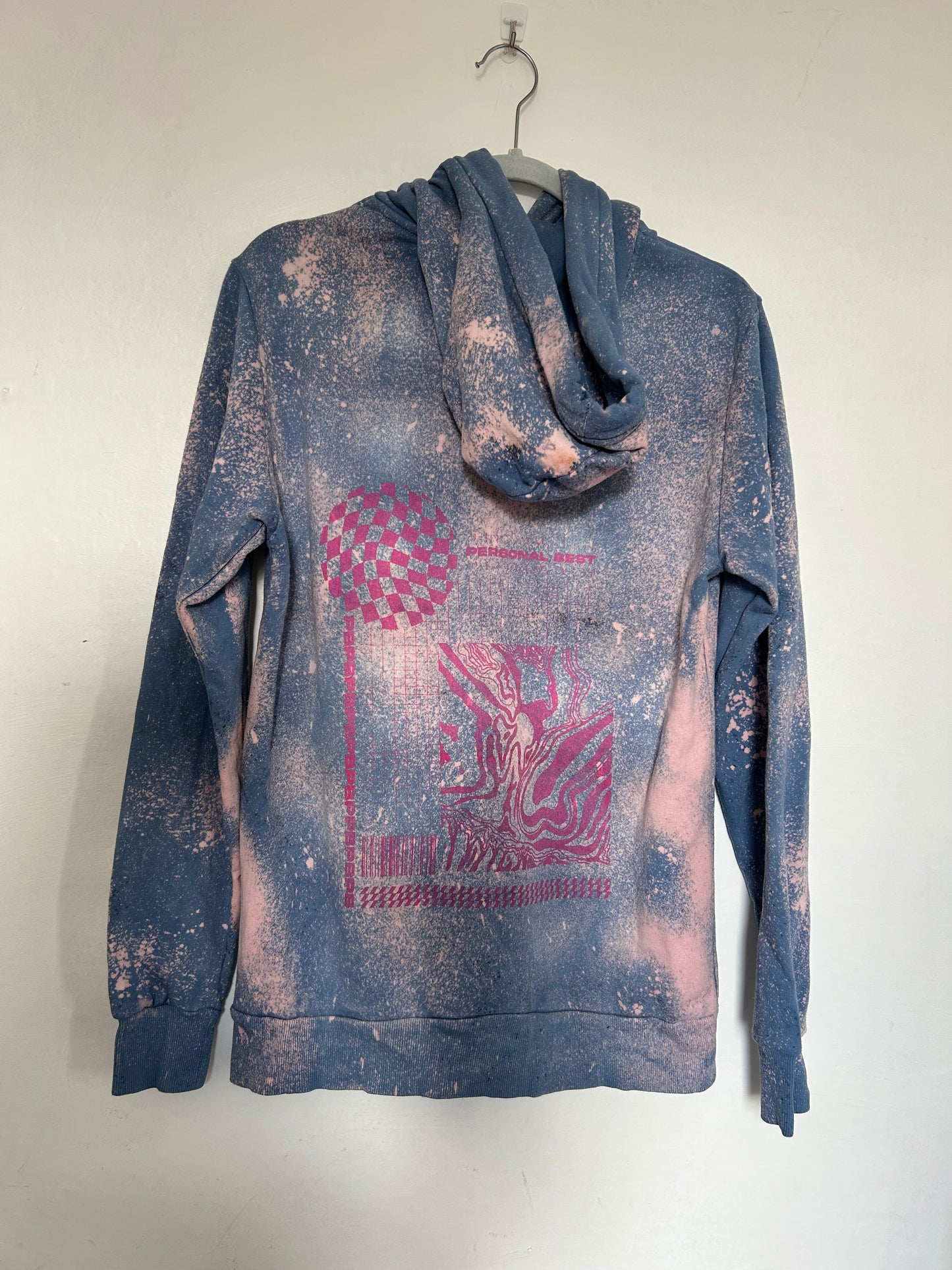 Tie - Dye Hoodie | Pink PB Print