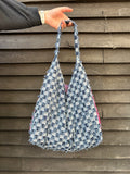 Everything Denim Shoulder Bag - Dark by Blue & Pink