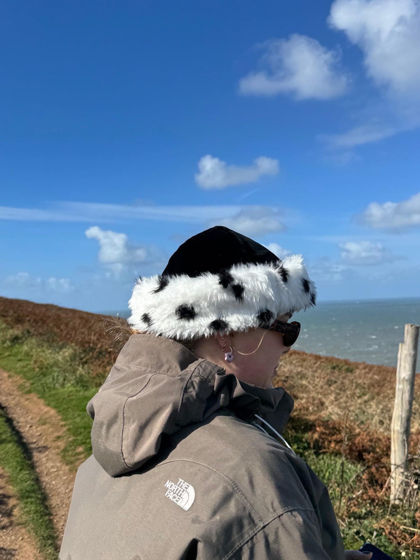 Dalmatian | Velour Mongolian Hat