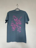 NESSA TEE | Unisex | Dusty Blue, Teal | Hand screen printed onto 100% Ultra Cotton