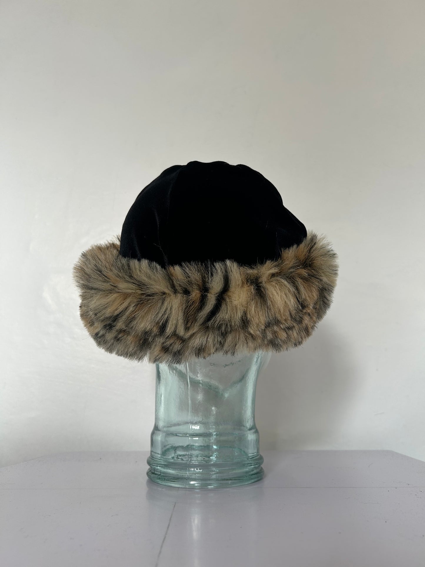 Leopard | Velour Mongolian Hat