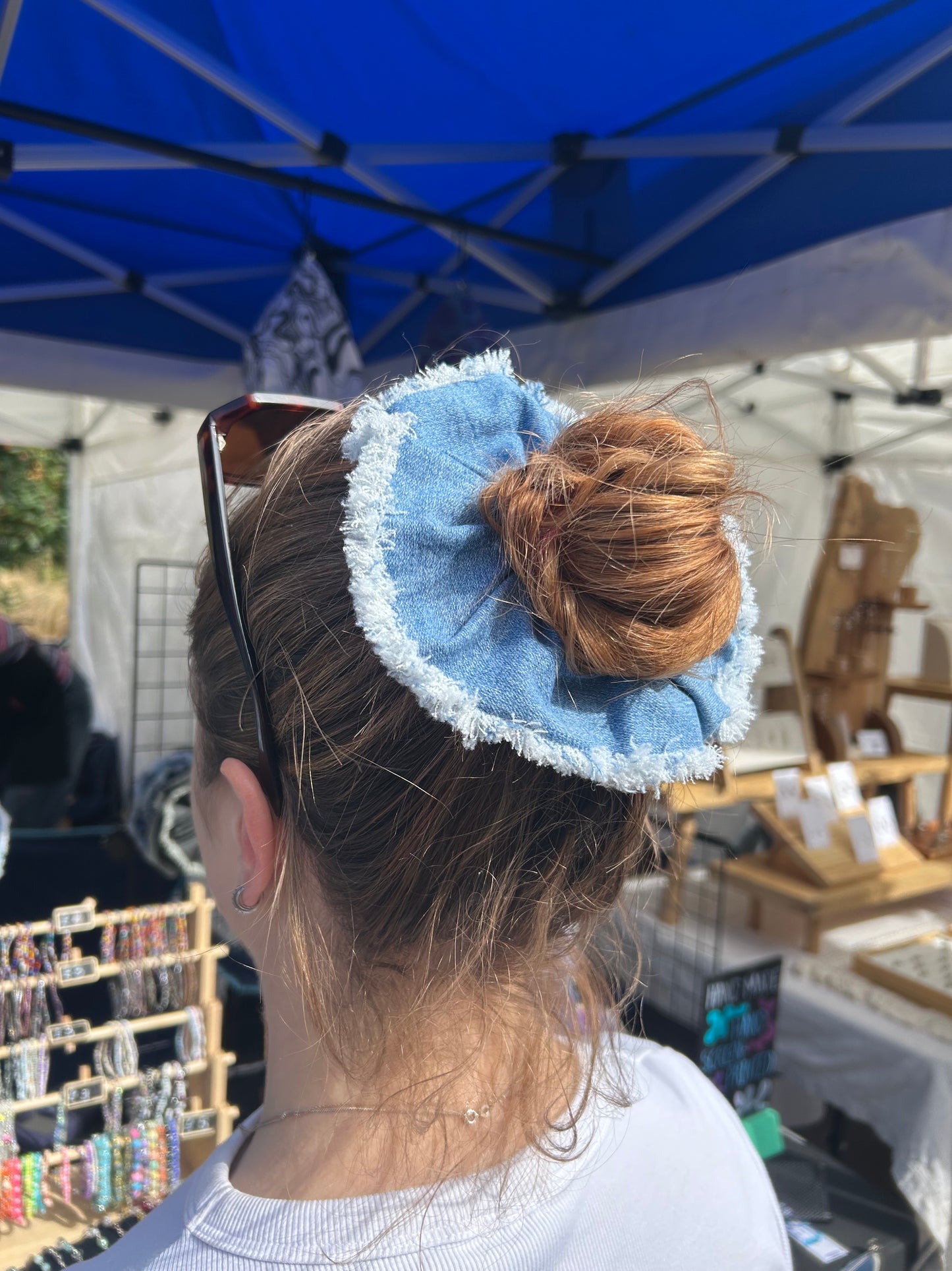 Light Denim Scrunchie
