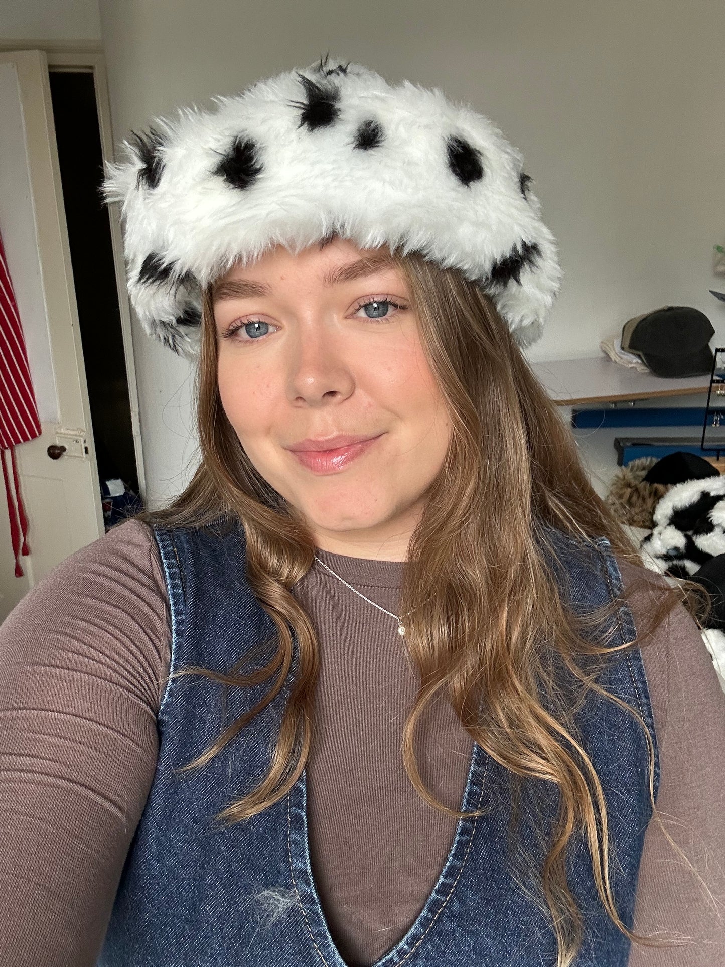 Dalmatian | Velour Mongolian Hat