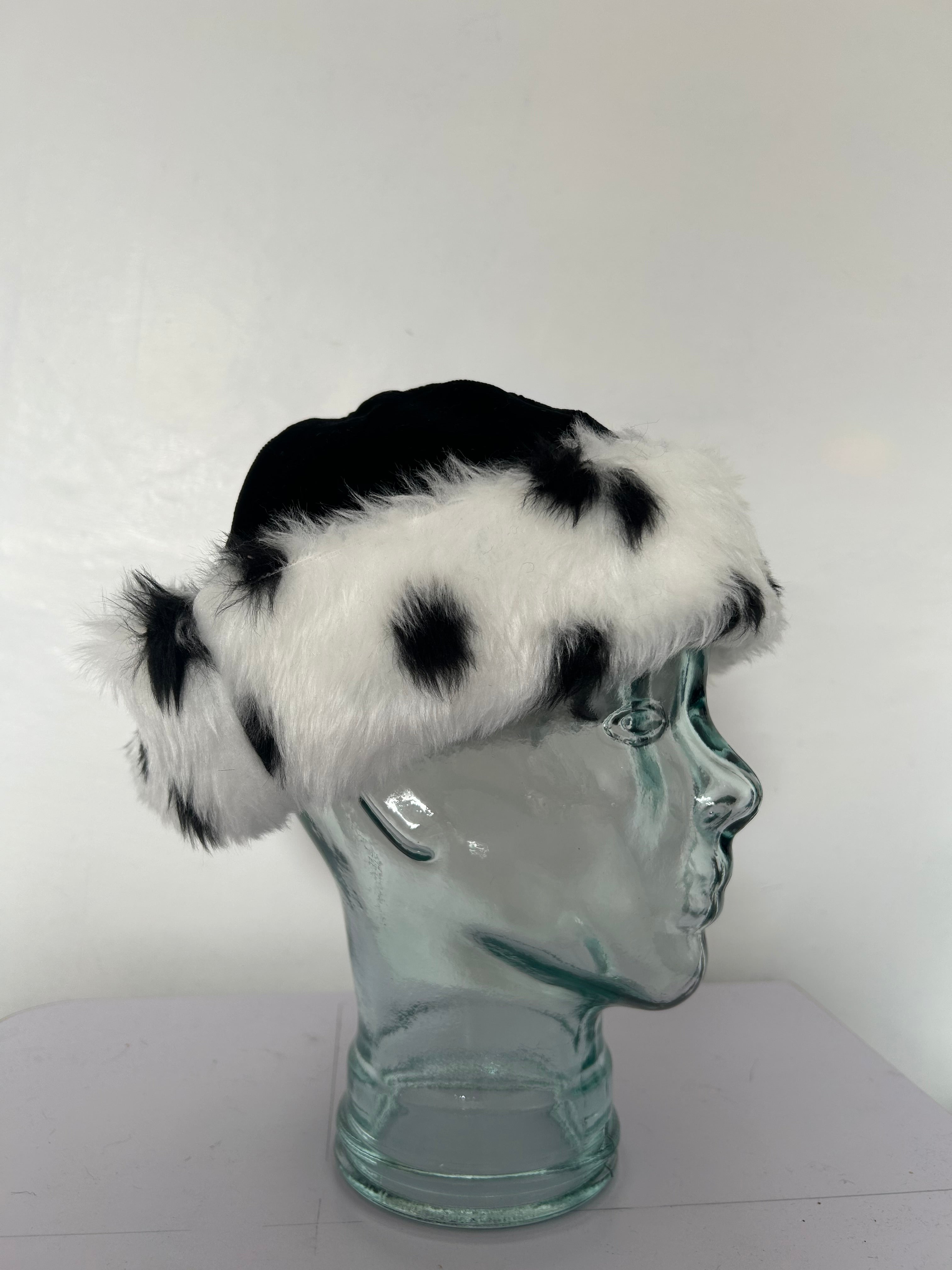 Dalmatian | Velour Mongolian Hat