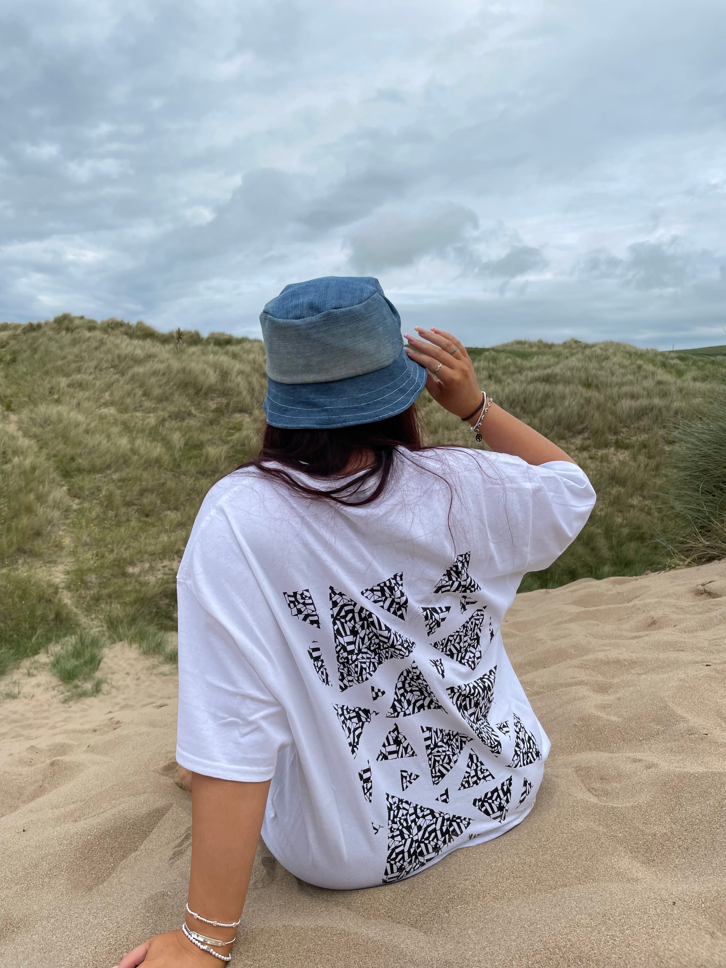 URSA TEE | Unisex | White | Hand screen printed onto 100% Ultra Cotton