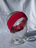 Pink stripe headband