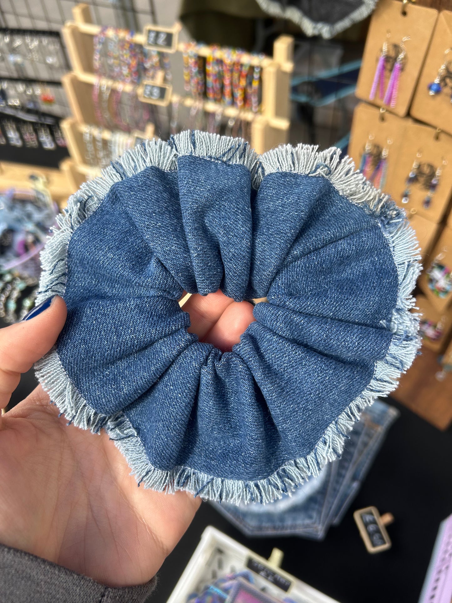 Denim Scrunchie