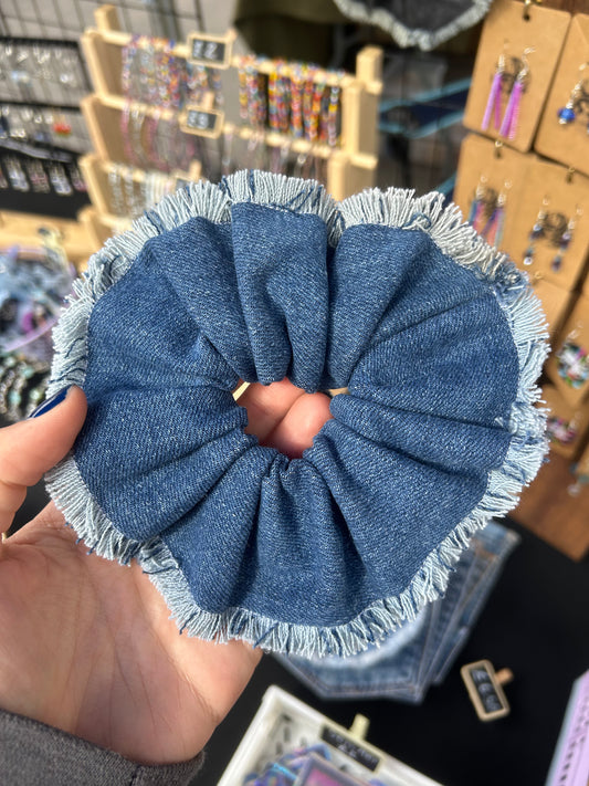 Denim Scrunchie