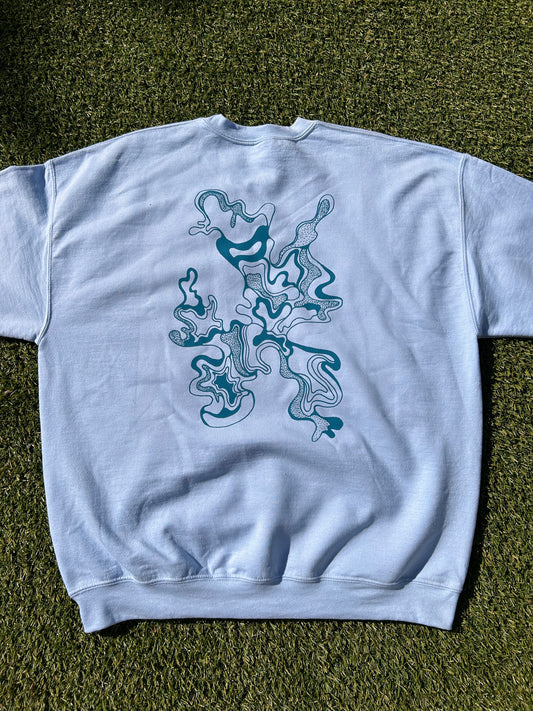 Nessa Sweatshirt in Baby Blue