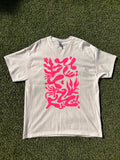 Cleo Tee in Pink/Natural