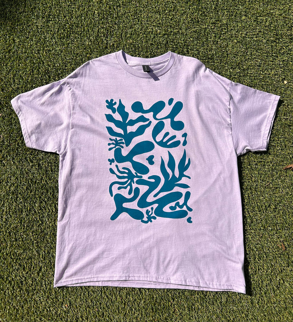 Cleo Tee in Purple/Blue