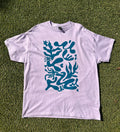 Cleo Tee in Purple/Blue