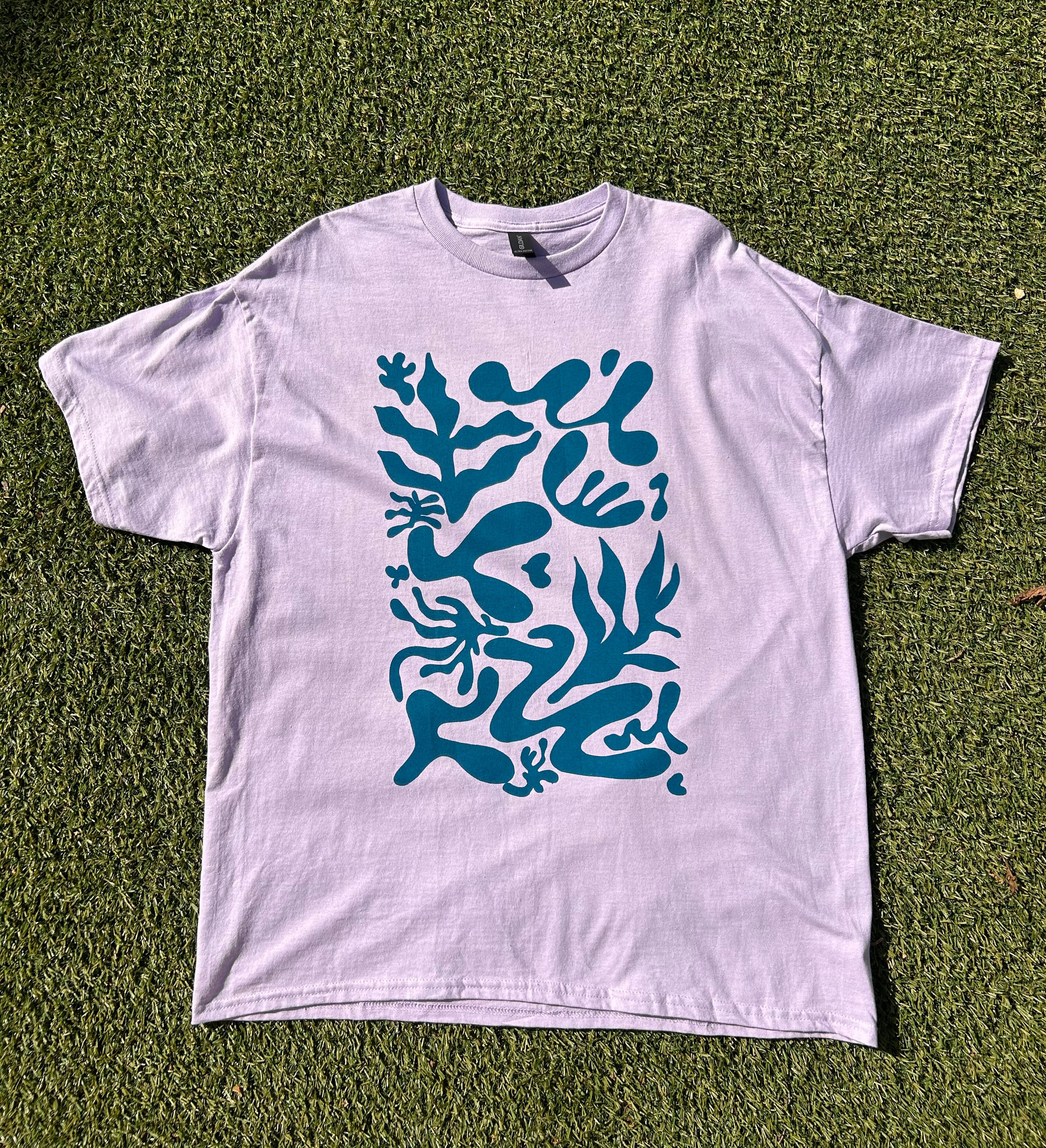 Cleo Tee in Purple/Blue