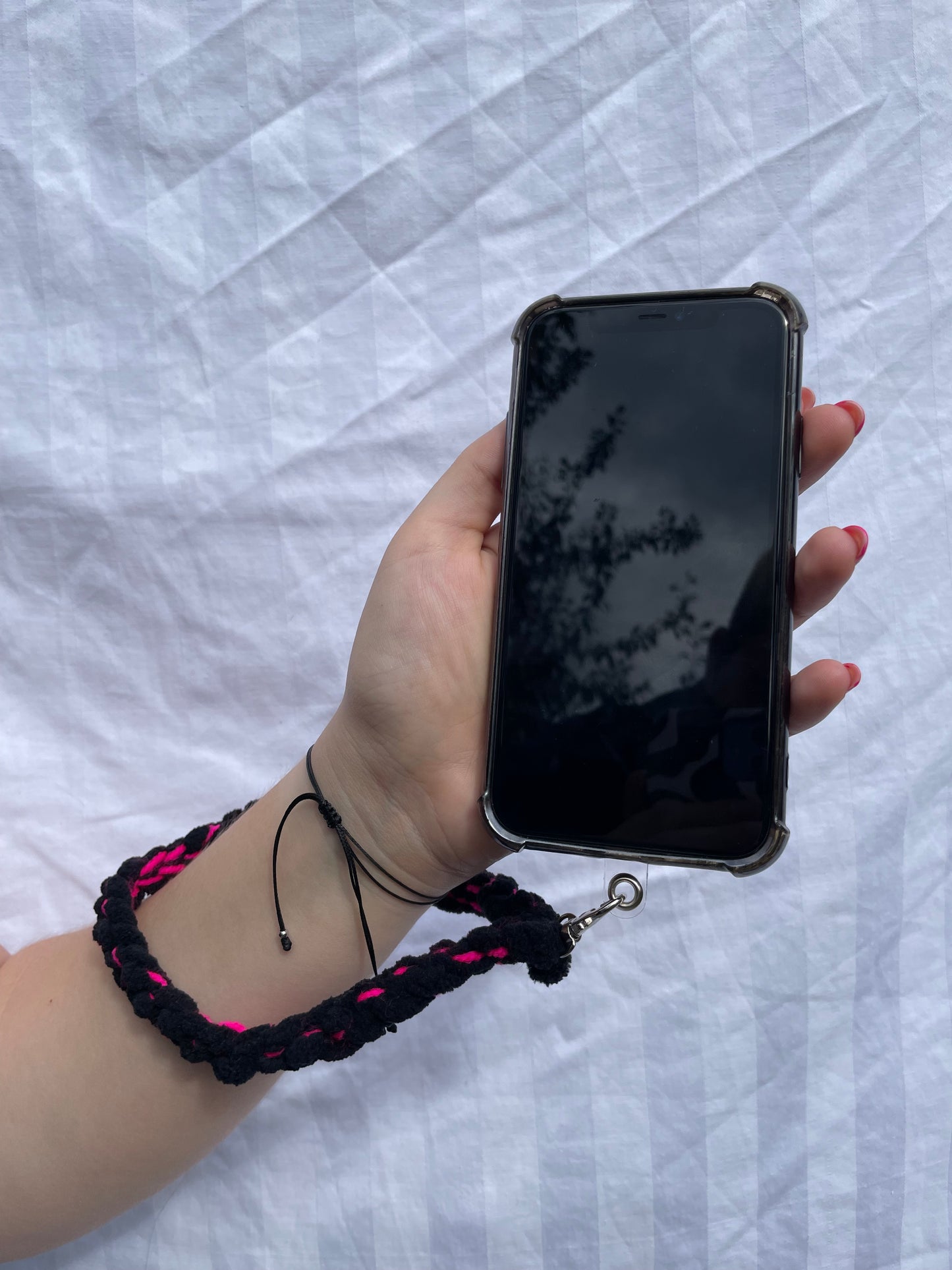 Crochet Wrist Phone Chain