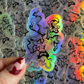 PB Swirl Holographic Sticker