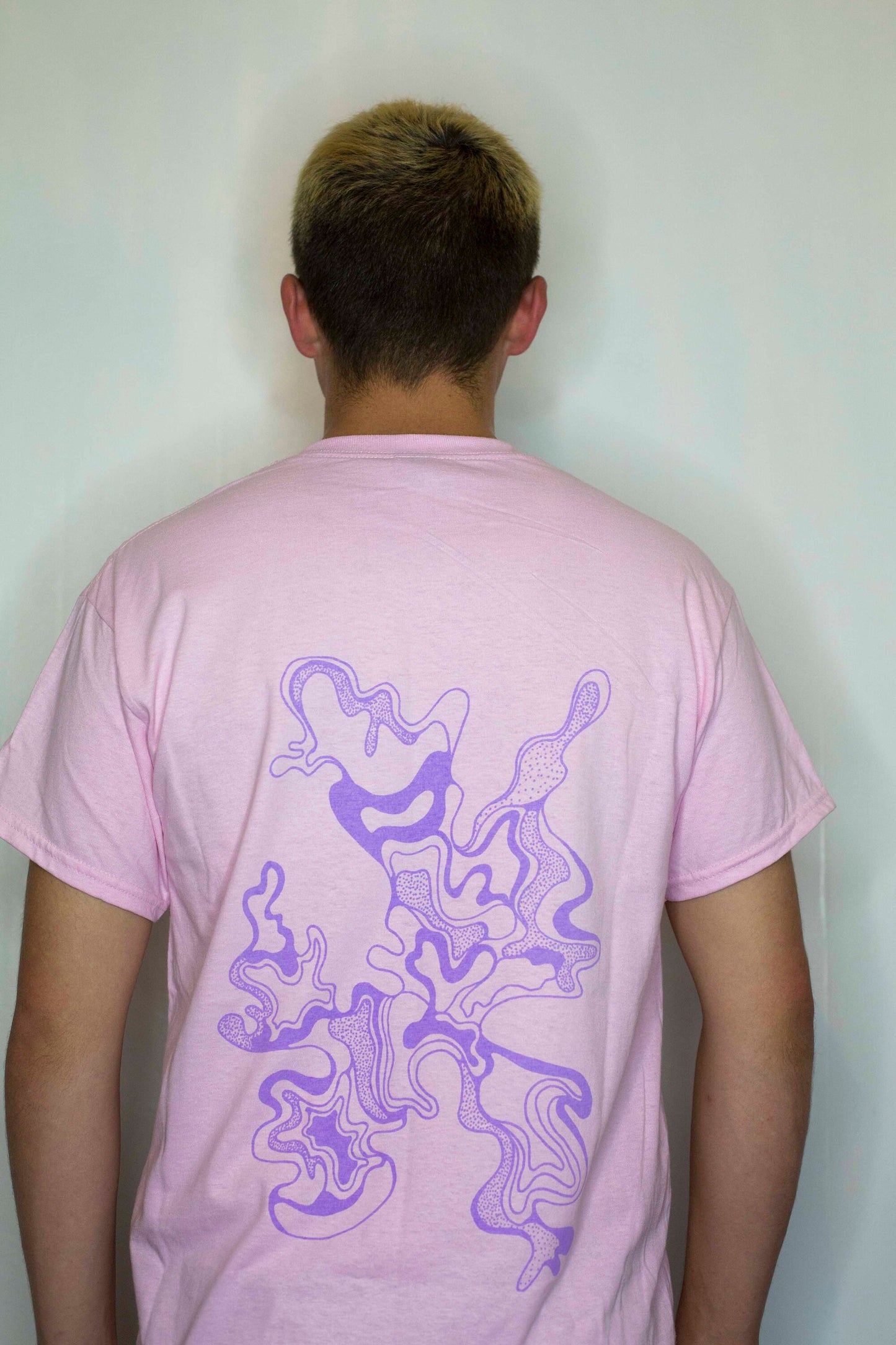 NESSA TEE | Unisex | Baby Pink, Lilac | Hand screen printed onto 100% Ultra Cotton