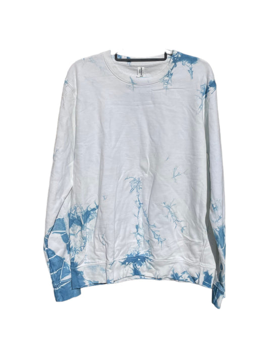 Indigo Tie-Dyed Sweatshirt | Light Blue | Medium