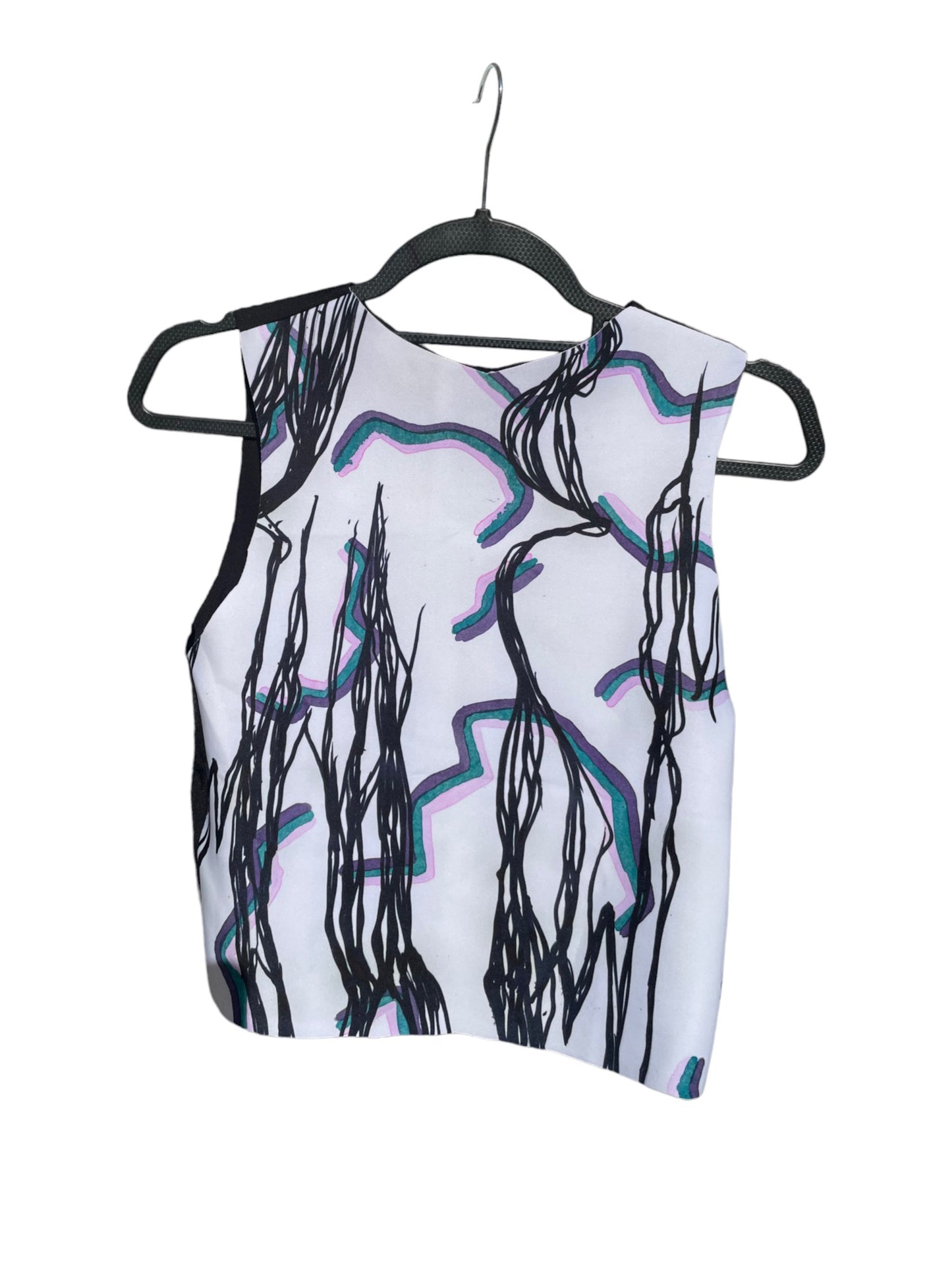 Printed Crop top | Organic Print1 | Large